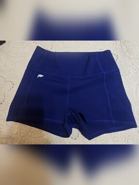 Fabletics Oasis PureLuxe High Waisted 2" Short. Admiral Blue. Size L.  NWOT.